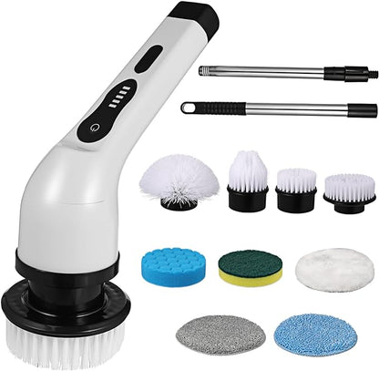 9-in-1 Electric Spin Scrubber with 9 Heads