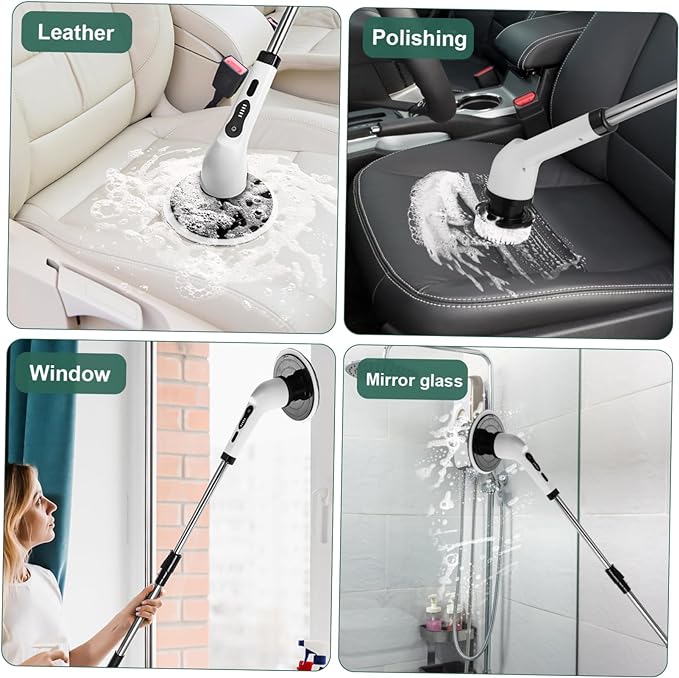 9-in-1 Electric Spin Scrubber with 9 Heads