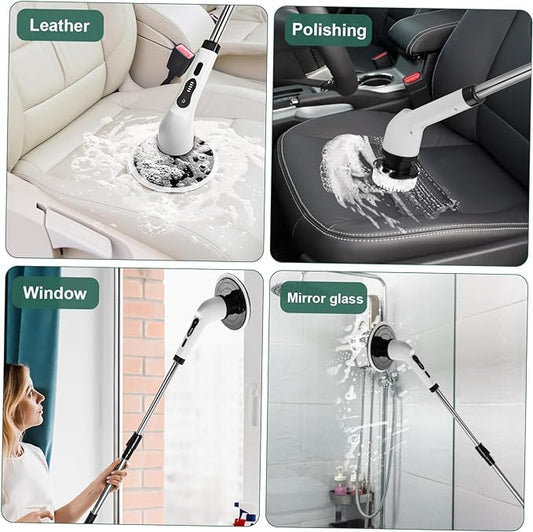 9-in-1 Electric Spin Scrubber with 9 Heads