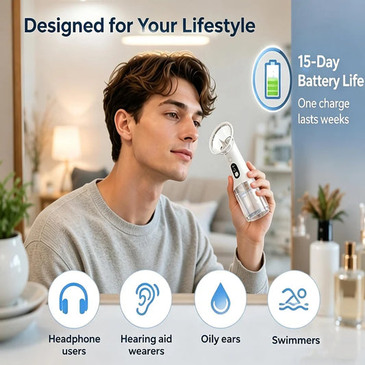 Electric Earwax Removal Cleaner – Automatic & Rechargeable