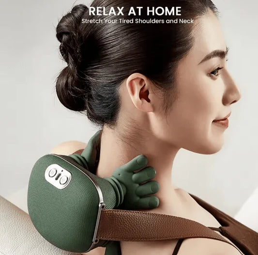 Portable Neck Massager with Deep-Kneading Massage