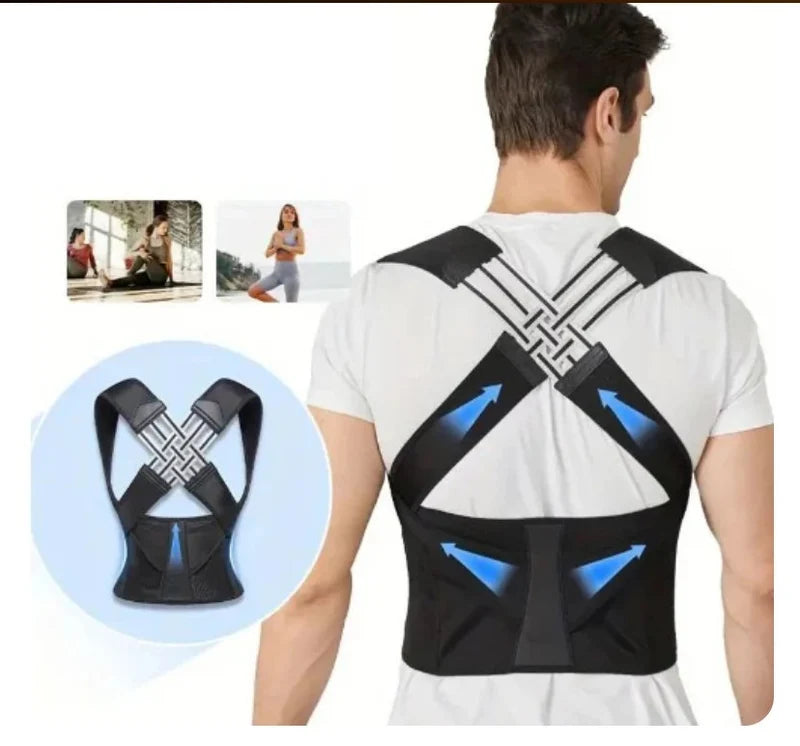 Premium Adjustable Posture Corrector – Back & Shoulder Support Brace