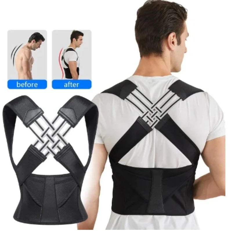 Premium Adjustable Posture Corrector – Back & Shoulder Support Brace