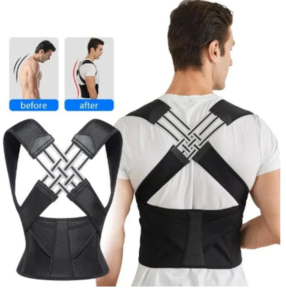 Premium Adjustable Posture Corrector – Back & Shoulder Support Brace